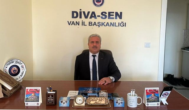Diva-Sen Van İl Başkanı Aykut’tan teşekkür mesajı