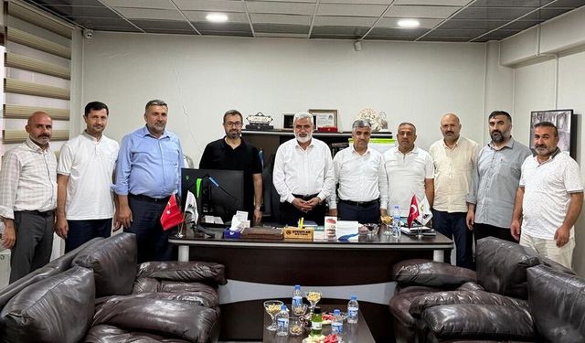 HAKSİAD Genel Başkanı Turgut, Muş Şubesi yönetimiyle bir araya geldi