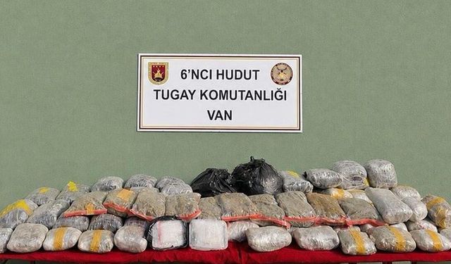 Van hudut hattında operasyon: 51 kilo uyuşturucu ele geçirildi