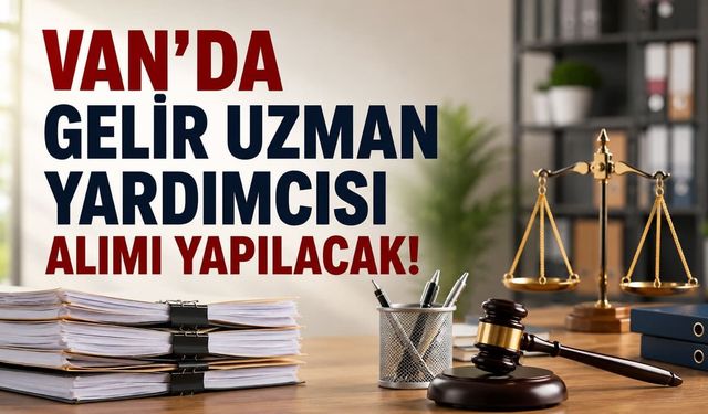 Van'da gelir uzman yardımcısı alımı yapılacak! İşte ilçe kontenjanları ve başvuru takvimi