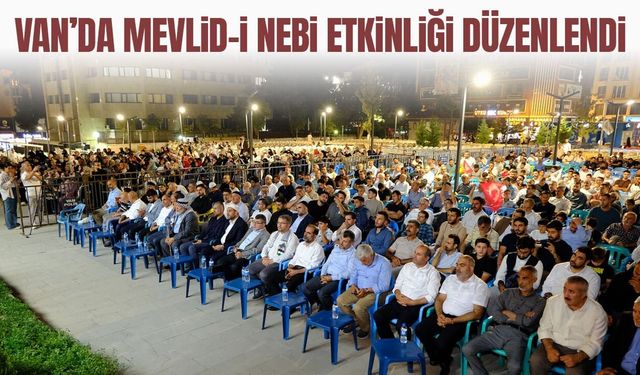 Van’da Mevlid-i Nebi Haftası etkinliği düzenlendi