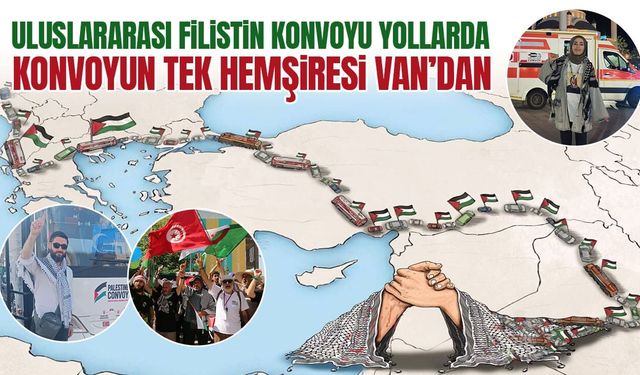 Vanlı aktivistler Filistin yolunda!