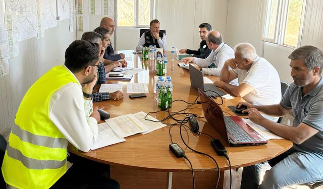 Erciş Pay Sulaması Projesi’nde çalışmalar değerlendirildi