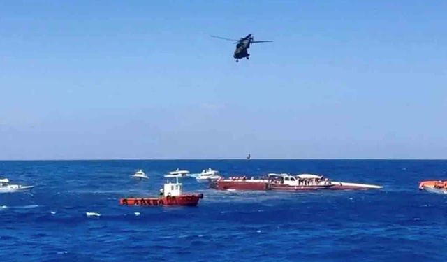 Girne açıklarında batan yolcu gemisinin enkazı bulundu