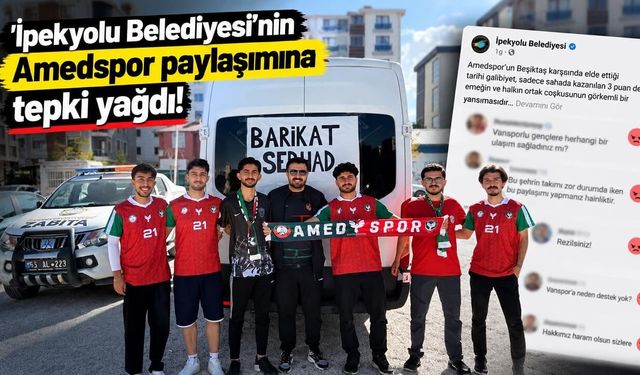 İpekyolu Belediyesi’nin Amedspor paylaşımına tepki yağdı!
