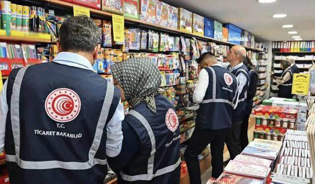 Kırtasiye ürünlerinde sıkı denetim: 182,6 milyon TL yaptırım
