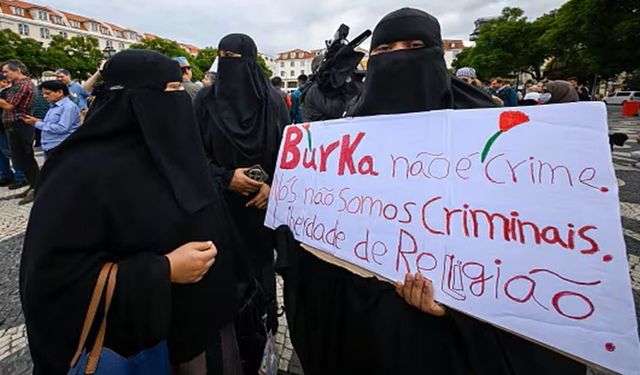 Portekiz’de yüzü kapatmaya para cezası: Yasa, Müslüman kadınları hedef alıyor!