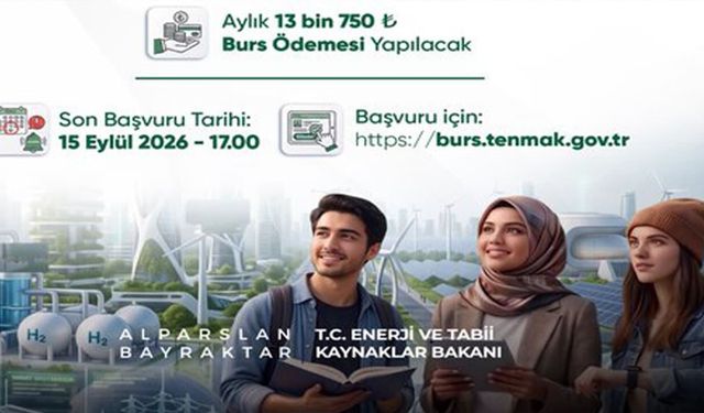 TENMAK’tan üniversitelilere aylık 13 bin 750 TL burs desteği