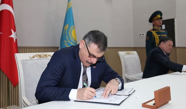 Türkiye ile Kazakistan arasında yeni anlaşma