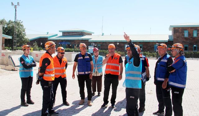 Van AFAD arama ve kurtarma ekiplerinin IRNAP sınav süreci başladı