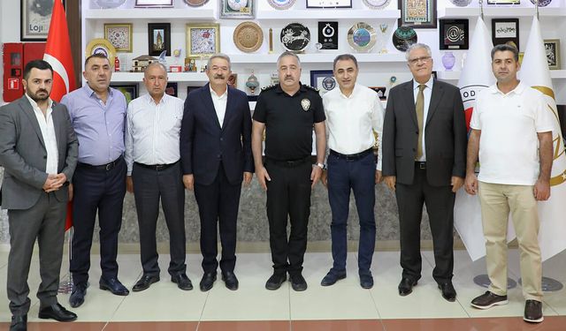 Van Emniyet Müdürü Murat Mutlu’nun veda ziyaretleri sürüyor