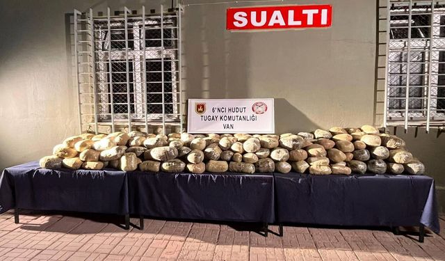 Van hudut hattında 412 kilogram zehirli madde ele geçirildi