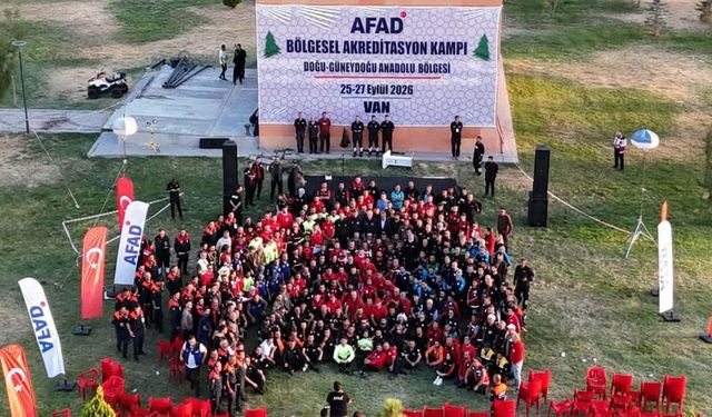Van’da 3 günlük AFAD kampı tamamlandı
