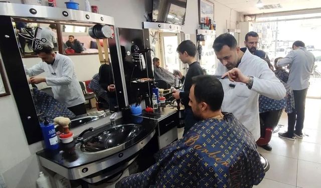 Van’da berber esnafına pazar günü çalışma izni