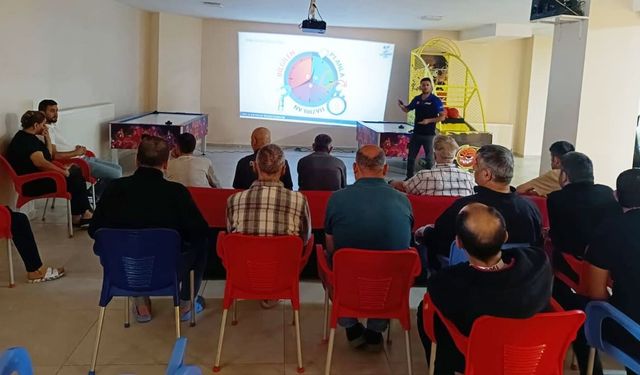 Van’da engelli bakım merkezi personeline afet eğitimi