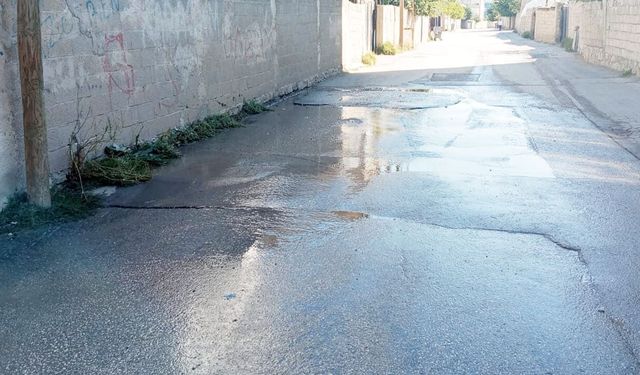 Van’da günlerdir boşa akan suya tepki