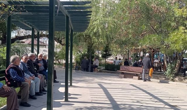 Vanlılar güneşli havanın tadını çıkarıyor