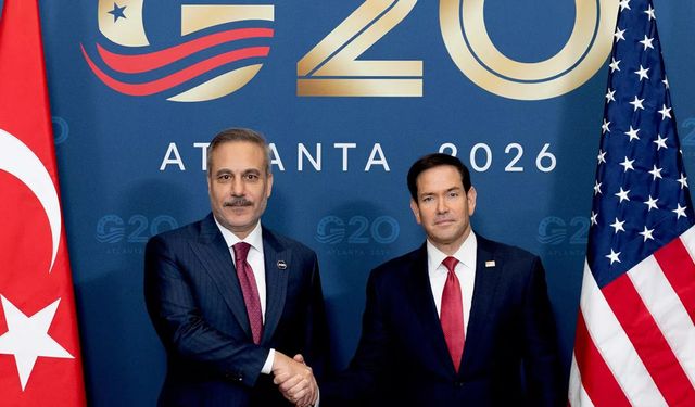 Bakan Fidan, ABD’li mevkidaşı Marco Rubio ile bir araya geldi