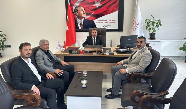 HÜDA PAR’dan İpekyolu İlçe Milli Eğitim Müdürlüğüne ziyaret