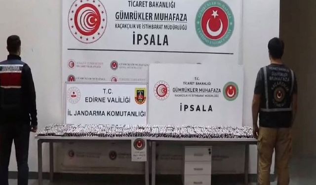 İpsala Sınır Kapısı’nda 17 Bin 121 Hap Ele Geçirildi