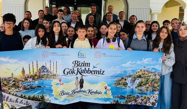 İstanbul’dan Van’a kardeşlik köprüsü: Öğrenciler aynı gök kubbe altında buluştu