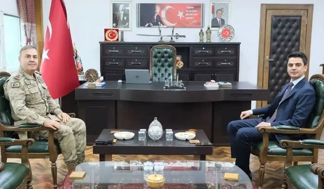 Tuğgeneral Avkıran’dan Kaymakam Salih Kartal’a hayırlı olsun ziyareti