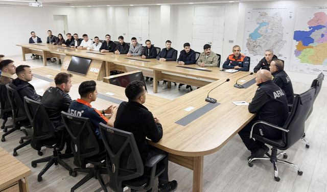 Van AFAD’da 33 yeni personel göreve başladı