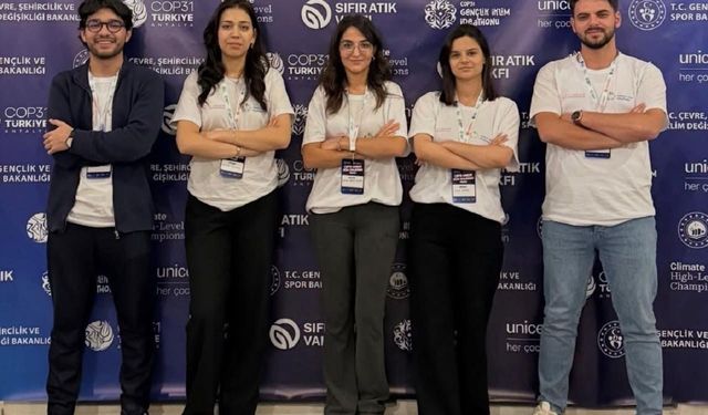 Van YYÜ öğrencisine COP31’de birincilik ödülü