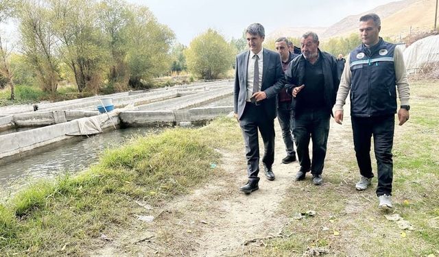 Van’da alabalık yetiştiriciliği tesislerine ziyaret