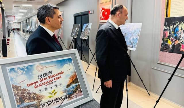 Van’da Dünya Afet Risklerinin Azaltılması Günü’ne özel resim sergisi
