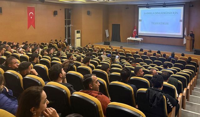 Van’da okul bahçe görevlilerine güvenlik semineri