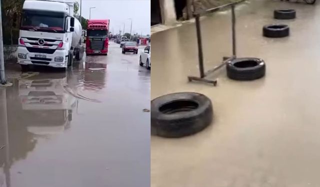 Van’da yağmur sonrası bildik manzara: Yollar göle döndü