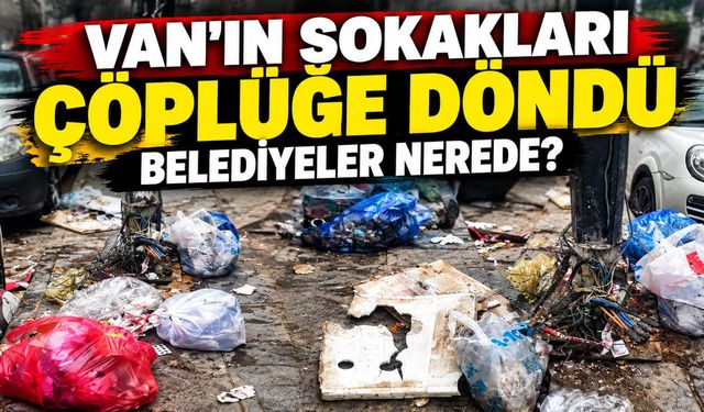 Van’ın sokakları çöplüğe döndü: Belediyeler nerede?