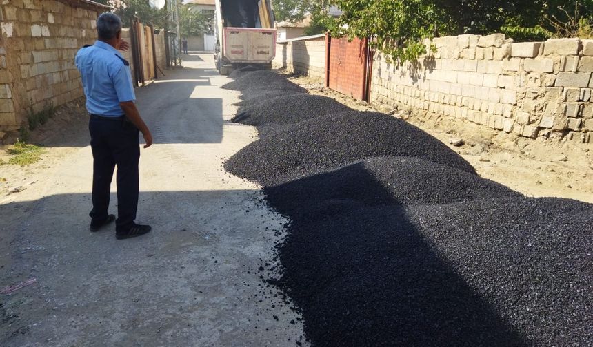Erciş Belediyesi’nden asfalt çalışması