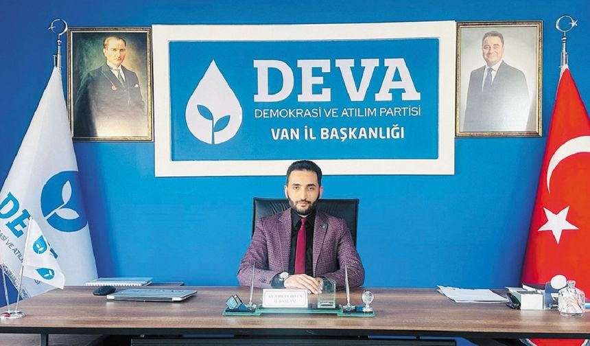 DEVA Partisi Van Büyükşehir Belediye Başkan adayı açıklandı