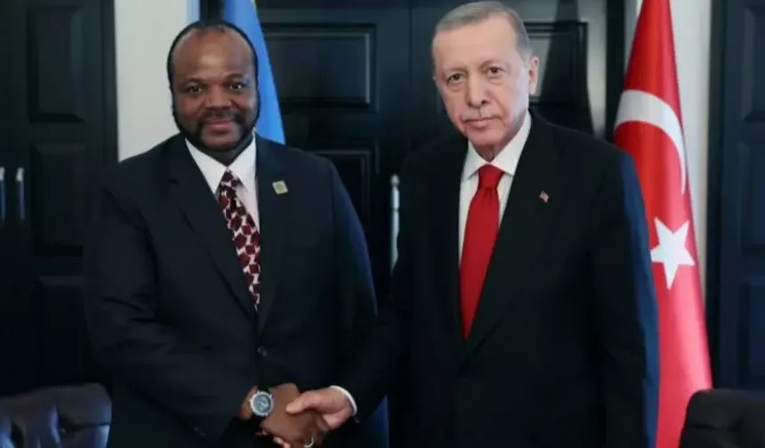 Cumhurbaşkanı Erdoğan ile Esvatini Kralı bir araya geldi