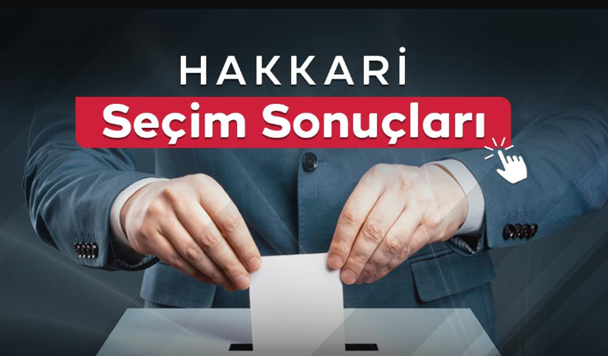 Yerel Seçim 2024 Hakkari sonuçları...