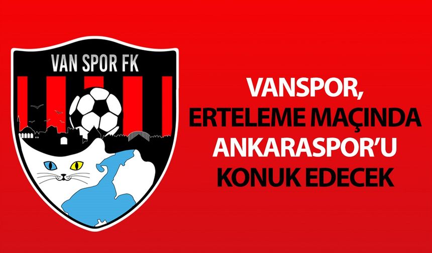 Vanspor şampiyonluk yolunda Ankaraspor’u konuk edecek