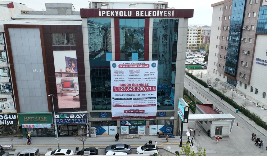 İpekyolu Belediyesi’nin borcu artmaya devam ediyor!