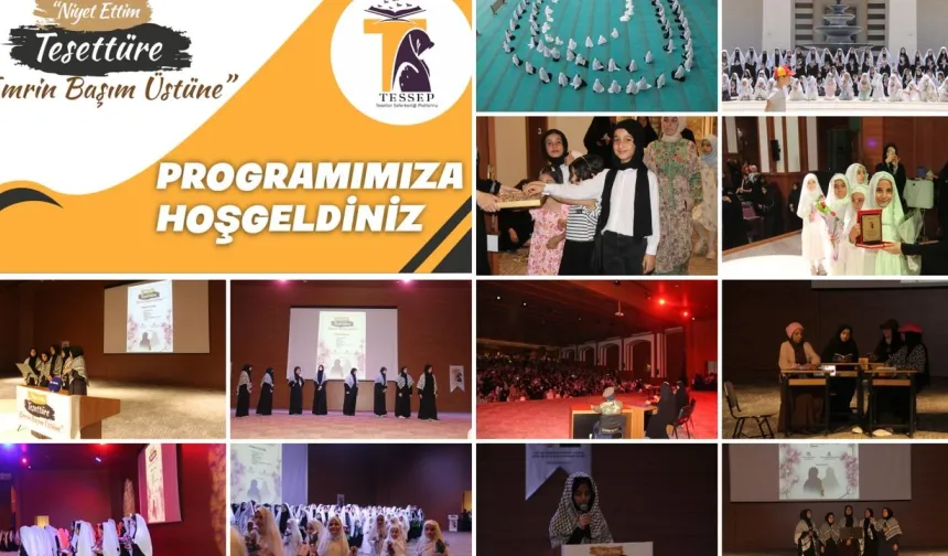Diyarbakır'da "Niyet Ettim Tesettüre Emrin Başım Üstüne" programı düzenlendi!