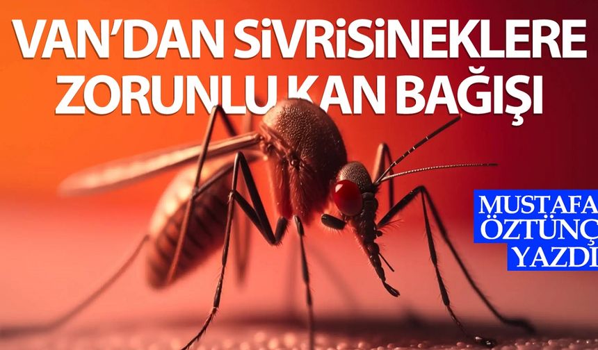 Van’dan Sivrisineklere zorunlu kan bağışı
