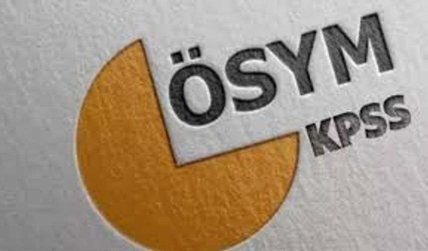 KPSS Ortaöğretim sınav sonuçları açıklandı