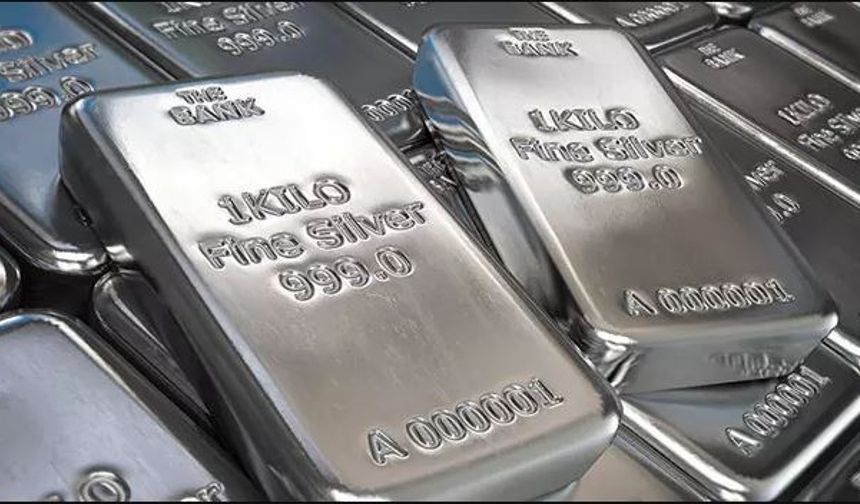Gümüşte rekor kırıldı: Ons fiyatı 56,9 dolara ulaştı