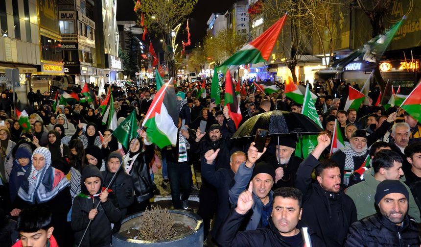 Van’da Filistin için  düzenlenecek