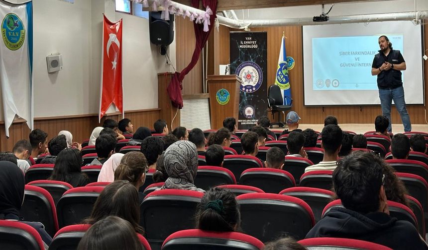 Van’da siber suçlarla mücadele eğitimi…