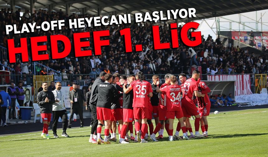 Vanspor’da hedef 1. Lig: Play-Off ilk tur maçı yarın