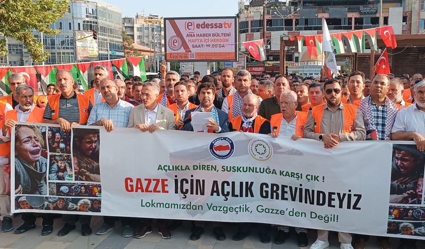Şanlıurfa’da siyonist rejime tepki: STK’lardan 2 günlük açlık grevi