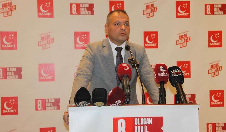 Kongrede konuşan Özay İlhan: Van organize kötülükle karşı karşıya olan bir ildir