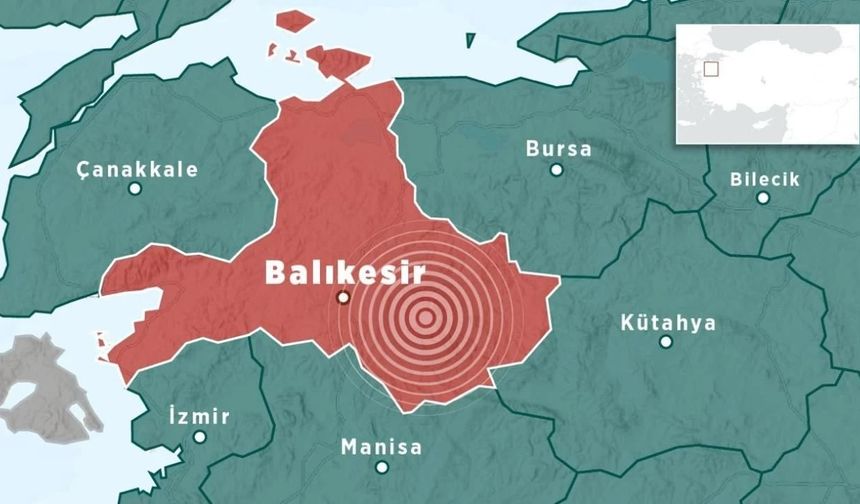 Balıkesir'de 4.7 Büyüklüğünde Deprem! Sındırgı'da Sarsıntılar Durmuyor!