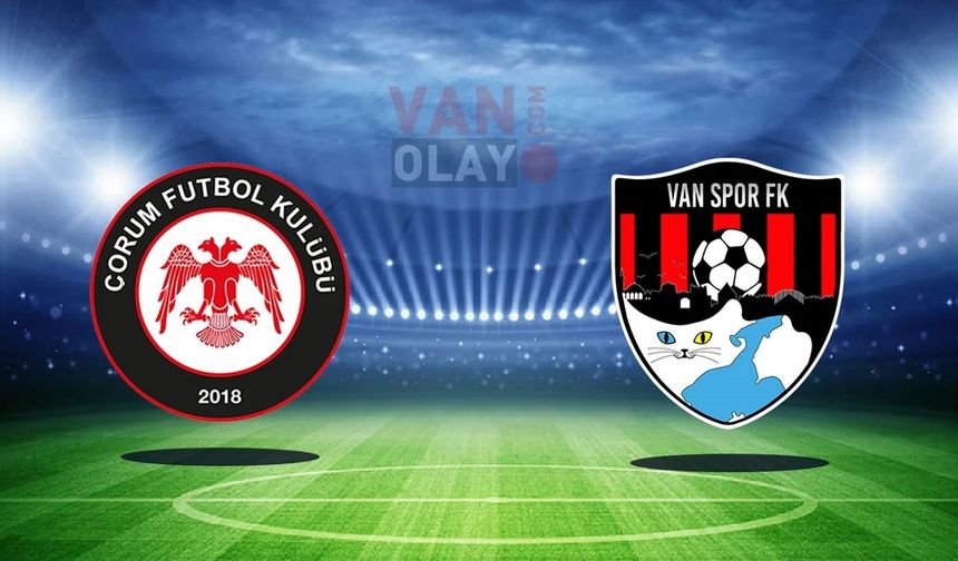 Çorum FK- Vanspor maçı hangi kanalda! VAR hakemleri açıklandı